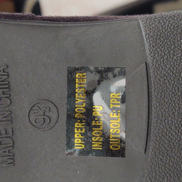 🎉HP Journee Collection Jester Extra Wide Calf Black Suede-Feel Boots 9.5 - Picture 9 of 9